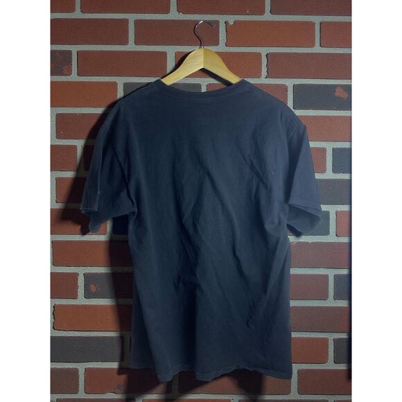 Champion Authentic Black Tee – Classic Minimal Logo – Size L - Picture 2 of 3